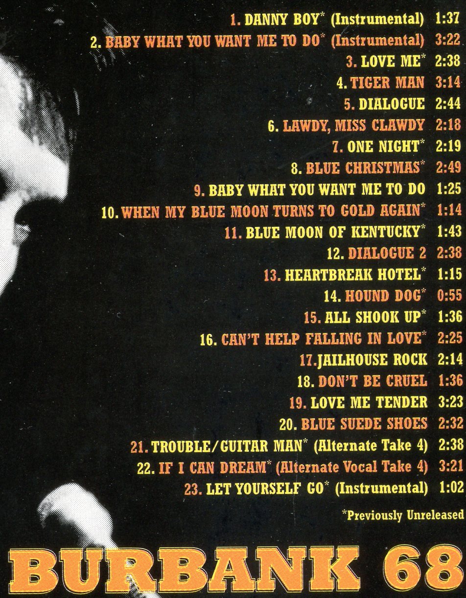 Elvis Presley - Burbank 68 ( The NBC TV " Comeback Special " )