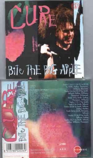 The Cure - Bite The Big Apple ( 2 CD set ) ( Big Music ) ( Live In New York , USA , 1992 )