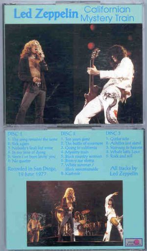 Led Zeppelin - Californian Mystery Train  ( Silver Rarities ) ( 3 CD SET ) ( San Diego , CA , June 19th , 1977 )