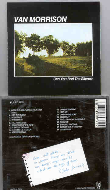 Van Morrison - Can You Feel The Silence  ( Pluto - Great Dane )