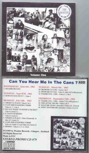 The Beatles - Can You Hear Me In The Cans ? Vol 1
