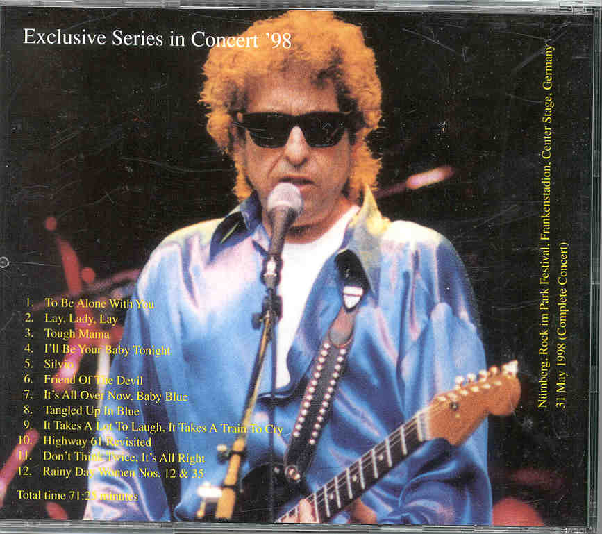 Bob Dylan - Center Stage  ( Numberg , Germany , May 31st , 1998 )