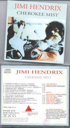 Jimi Hendrix - Cherokee Mist  ( Triangle Recs ) ( New York 1969 - 1970 )