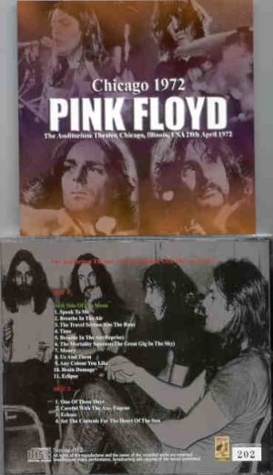 Pink Floyd - Chicago 1972 ( 2 CD  SET ) ( SIRENE ) ( Auditorium , Theater , Chicago , IL , USA , April 28th , 1972 )
