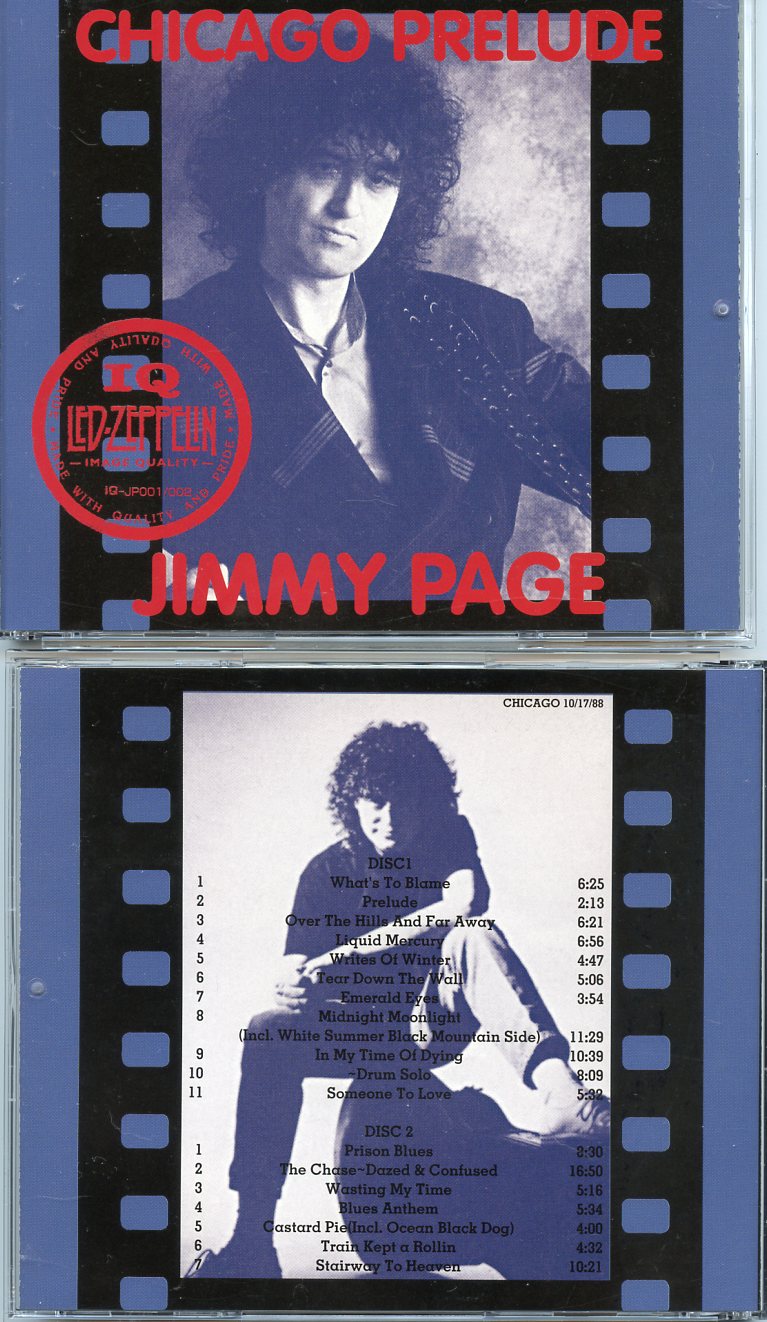 Led Zeppelin - Chicago Prelude ( 2 CD set ) ( Jimmy Page Live at UIC  Pavillion , Chicago , IL , USA on October 17th , 1988 )