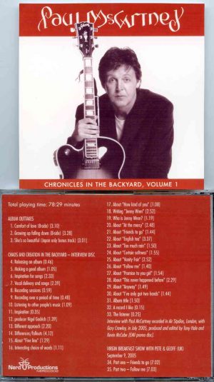 Paul McCartney - Chronicles In The Backyard Vol. 1