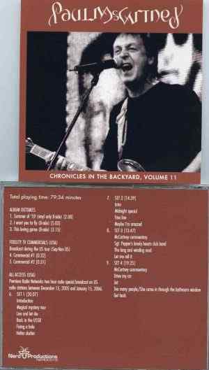 Paul McCartney - Chronicles In The Backyard Vol. 11