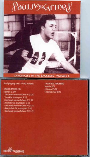 Paul McCartney - Chronicles In The Backyard Vol. 5