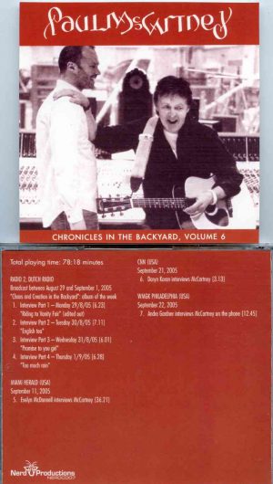 Paul McCartney - Chronicles In The Backyard Vol. 6