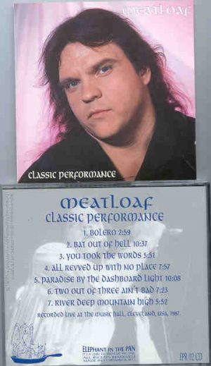 Meat Loaf - Classic Performance ( Music Hall , Cleveland , USA , 1987 ) ( Swingin Pig )( Elephant in the Pan )