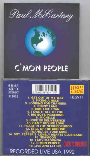 Paul McCartney - C'mon People