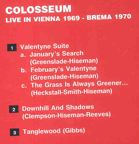 Colosseum - Live in Vienna 1969 - Brema 1970