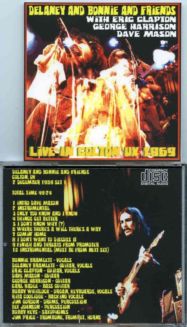 Eric Clapton - Colton , UK 1969 ( with George Harrison )( Delaney & Bonnie & Friends live in Colton , UK , December 2nd , 1969 )