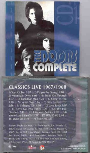 The Doors - Complete Vol. 1    ( Great Dane Recs )