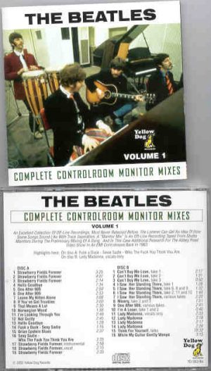 The Beatles - Complete Control Room Monitor Mixes I ( Yellow Dog )( 2 CD set )