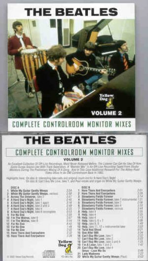 The Beatles - Complete Control Room Monitor Mixes II ( Yellow Dog )( 2 CD set )