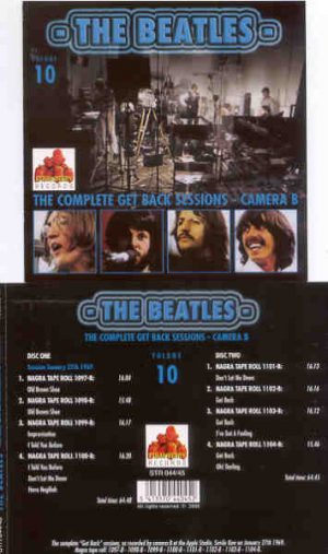 The Beatles - Complete Get Back Sessions Camera B vol. 10 ( 2 CD SET ) ( Strawberry )