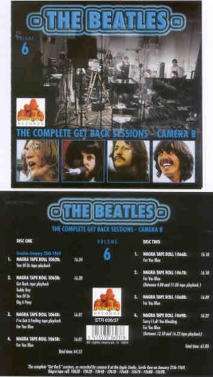The Beatles - Complete Get Back Sessions Camera B vol. 6 ( 2 CD SET ) ( Strawberry )