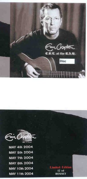 Eric Clapton - Complete Royal Albert Hall 2004 ( 12 CD SET )