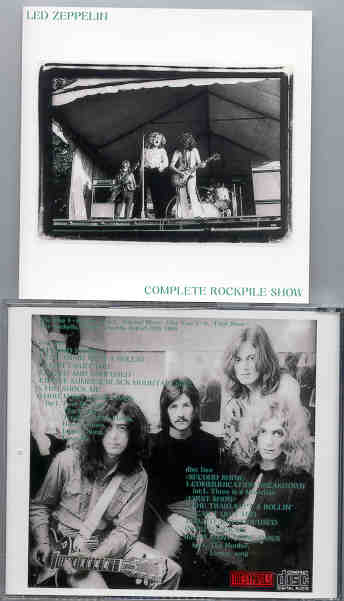 Led Zeppelin - Complete Rockpile Show ( 2 CD SET ) ( Canada , August 18th , 1969 , 1st & 2nd Shows )