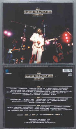George Harrison - Complete Concert For Bangladesh ( 3 cd set )