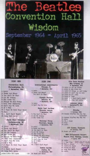 The Beatles - Convention Hall Wisdom ( 2 CD SET ) ( Purple Chick )