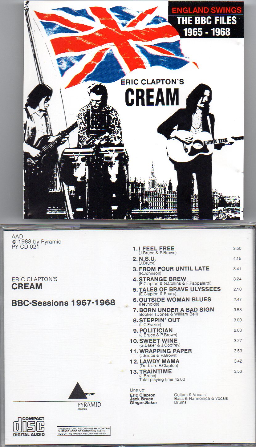 Eric Clapton - CREAM BBC Sessions 1965 - 1968 ( Pyramid )