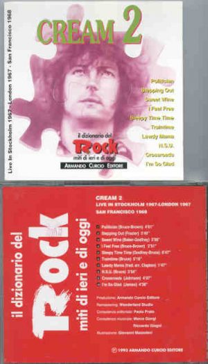 Jack Bruce - CREAM Live in Stockholm , London & San Francisco 1967 - 1968