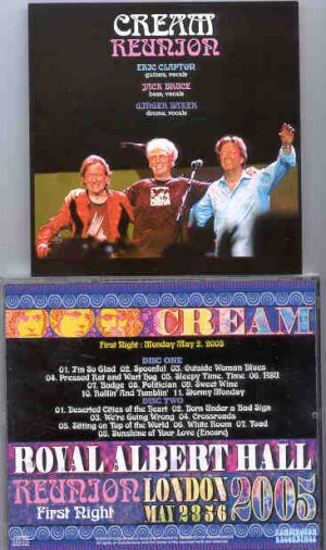 Eric Clapton - CREAM Reunion 2005 First Night ( 2 CD set )