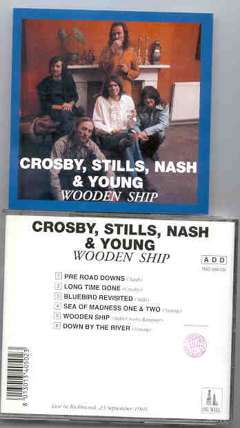 Neil Young / CSNY - Wooden Ship ( Crosby Stills Nash & Young ) ( Oil Well ) ( Richmond , Sept 23rd , 1969 )