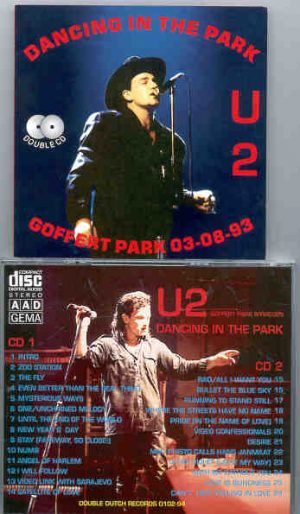 U2 - Dancing In The Park  ( 2 CD!!!!! set ) (August 3, 1993 Goffert Park , Nijmegen, Holland )