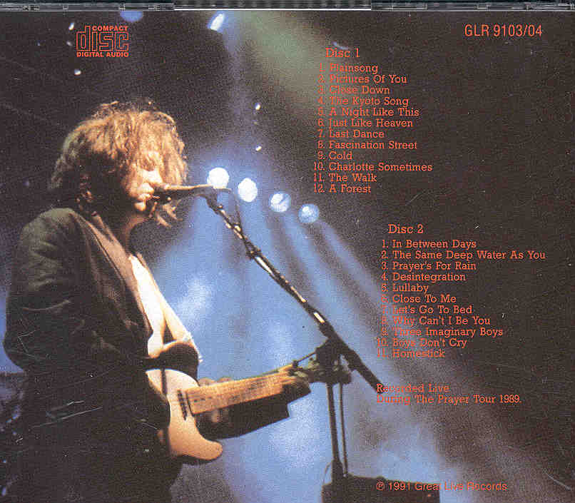 The Cure - Dark Night , The Prayer Tour '89 ( 2 CD SET )