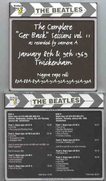 The Beatles - Day By Day ( Yellow Dog ) The Complete Sessions Series Vol 11 ( 2 CD set )