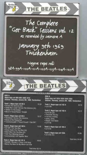 The Beatles - Day By Day ( Yellow Dog ) The Complete Sessions Series Vol 12 ( 2 CD set )