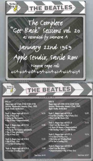 The Beatles - Day By Day ( Yellow Dog ) The Complete Sessions Series Vol 20 ( 2 CD set )