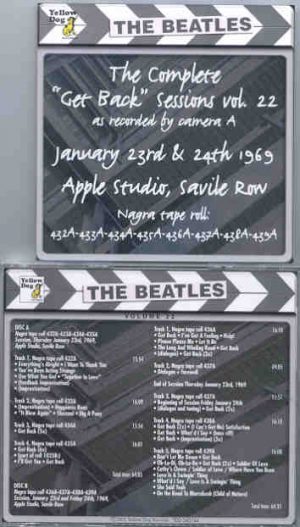 The Beatles - Day By Day ( Yellow Dog ) The Complete Sessions Series Vol 22 ( 2 CD set )