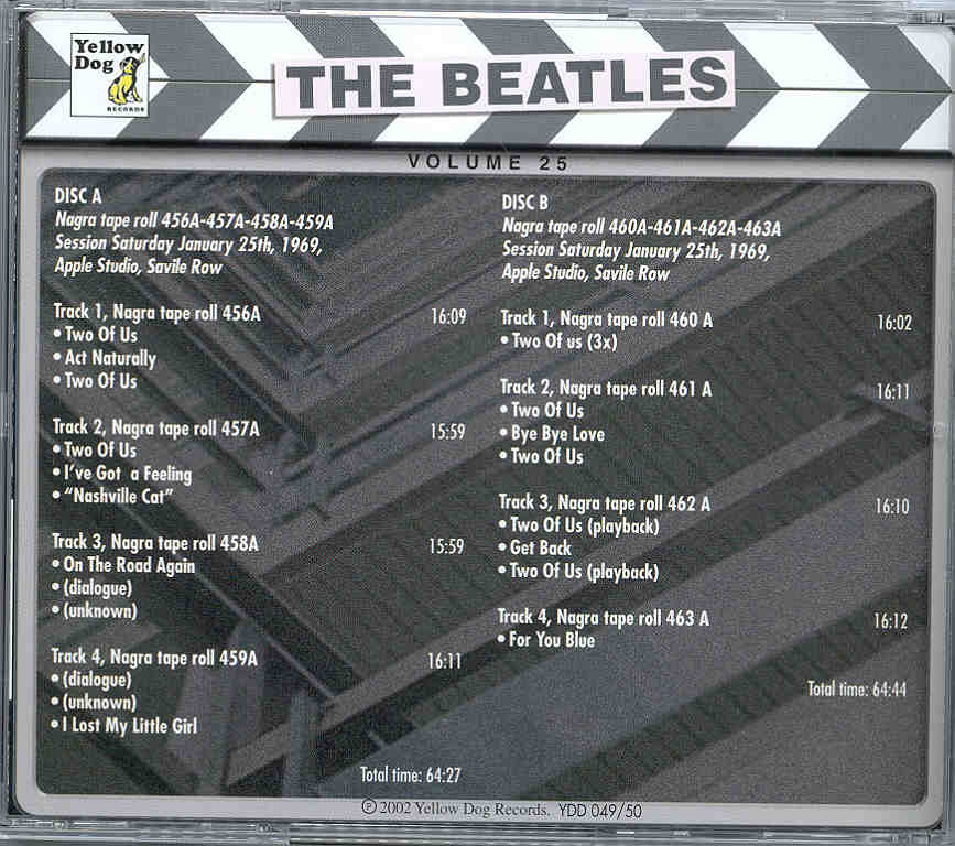 The Beatles - Day By Day ( Yellow Dog ) The Complete Sessions Series Vol 25 ( 2 CD set )