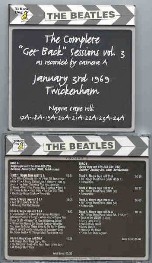 The Beatles - Day By Day ( Yellow Dog ) The Complete Sessions Series Vol 3 ( 2 CD set )