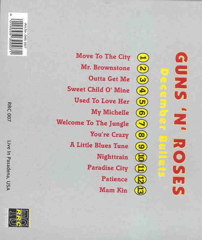 Guns N' Roses - December Bullets