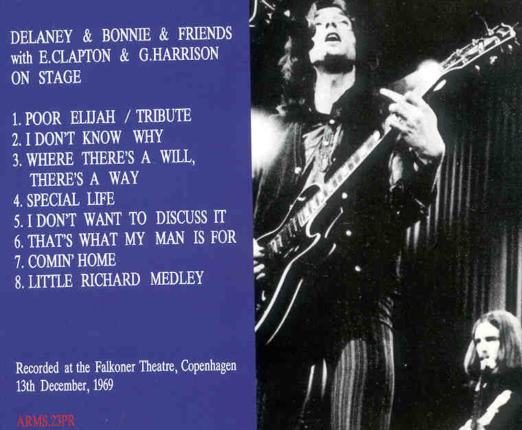 George Harrison - Delaney & Bonnie & Friends On Stage ( with Eric Clapton ) ( Dec 13th , 1969 )