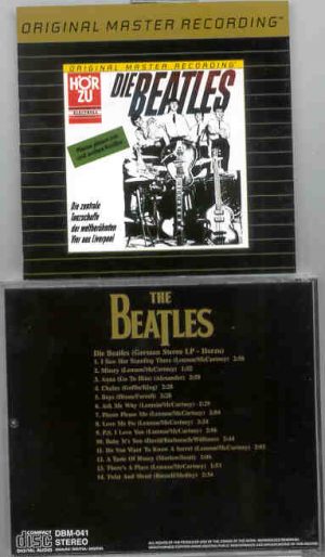 The Beatles - Dr. EBBETTS DBM 041 - DIE BEATLES - GERMAN STEREO LP HOR ZU