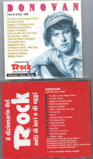 Donovan - Live In The USA 1968 ( Armando Curcio Editori )
