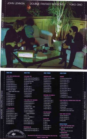 John Lennon - Double Fantasy Sessions (4CD SET & 40 Pages Book) New York City August -October 1980 (OMS)