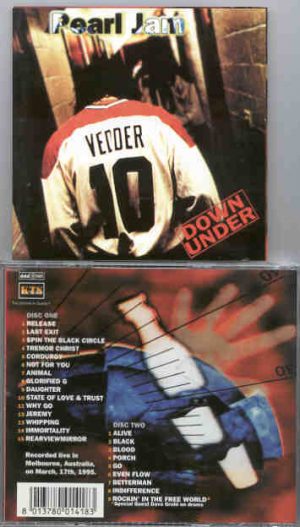 Pearl Jam - Down Under ( 2 CD SET ) ( KTS )