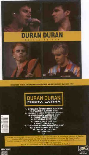Duran Duran - Fiesta Latina ( Velez Sarsfield Stadium , Bs As , Argentina , April 30th , 1993 )