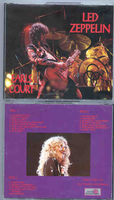 Led Zeppelin - Earls Court ( 3 cd set ) ( Silver Rarities ) ( Earl's Court , London UK , May 24th , 1975 )