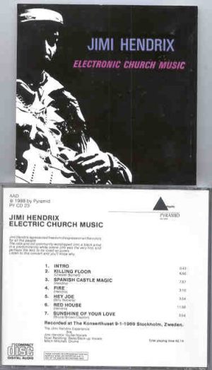 Jimi Hendrix - Electronic Church Music  ( Triangle Recs ) ( Sweden , 9-1-1969 )