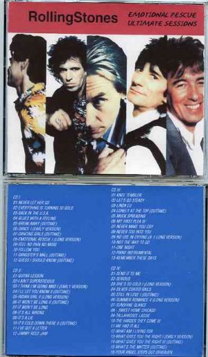 Rolling Stones - Emotional Rescue Ultimate Sessions ( 4 CD SET ) ( Recording Sessions for the Emotional Rescue Album )