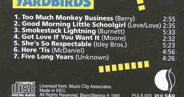 Eric Clapton - With The Yardbirds LIVE