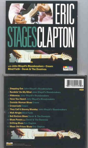 Eric Clapton - Stages ( Cream , Bluesbreakers , Derek & The Dominoes )